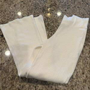 SzM Wild Fable Cream Ribbed Knit Pants